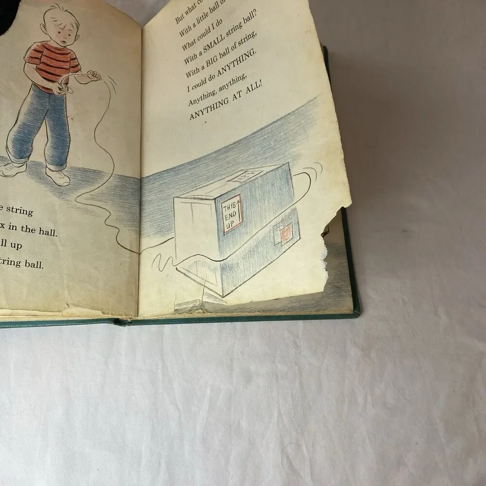 A Big Ball of String vintage childrens book 1958 by Marion Holland